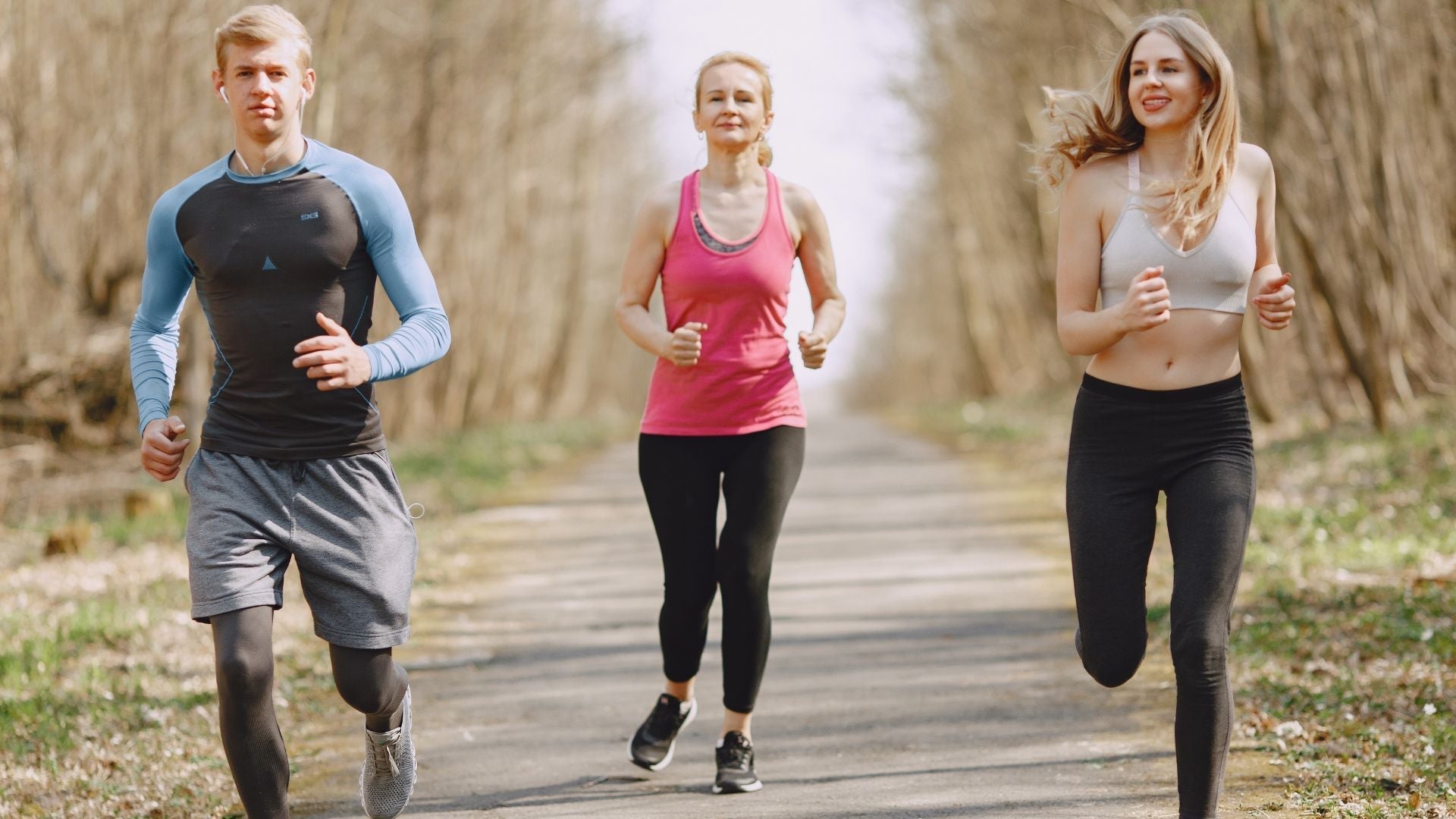 people jogging